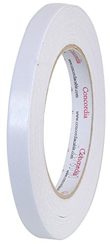 Pro Power ADST12X33 - Cinta adhesiva de doble cara (12 mm x 33 m), color blanco