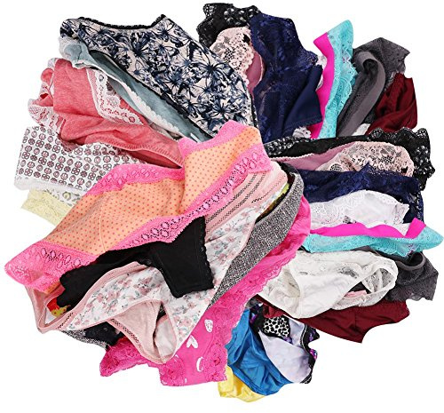 UWOCEKA Women Underwear,Varity Of Panties Pack Boyshort Hipster Briefs Assorted 12 Pack, Medium