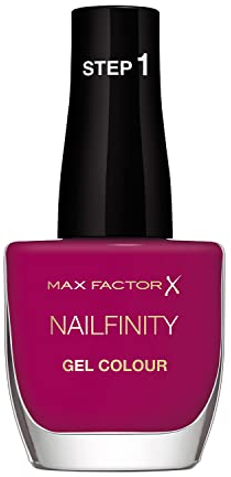 Max Factor Smalto Unghie Nailfinity Gel Colour, Smalto a Lunga Tenuta Effetto Gel, 340 Vip