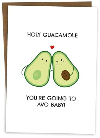 BYANIKA Pregnancy Congratulations Pun Card | Ideal for Baby Shower, New Parents, Expecting Parent To Be, New Baby Arrival, Expectant Mum To Be, Pregnant Mother, On Birth Of Your Newborn Boy or Girl