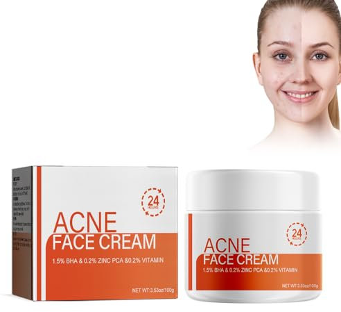 Cleansing and Mask with Salicylic Acid, 100 g Anti-Pimple Facial Cleansing Acne Face Cream Skin Care Cleansing Mask Pore Cleansing Mask to Reduce Pimples and Blackheads Pores