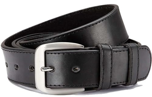 BEZLIT Herren Überlängen Gürtel Echt Kunst Leder 30539 Schwarz 165 cm