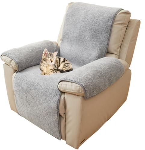Dicker Lammfellbezug Sofa Armlehnenbezüge 1 Sitzer