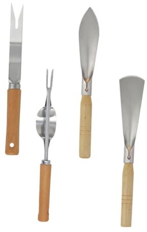 FONDOTIN 1 Ensemble Outils De Jardinage Outils De Plantation De Légumes Fournitures De Jardinage Bêche en Métal Pelle De Ménage pour Le Jardin Outil De Jardinage Acier Inoxydable