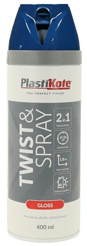 Plasti-kote 21111 400ml Premium Spray Paint Gloss - Pacific Blue