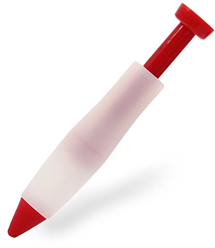 Ndier Seringue en Silicone pour Décoration de Pâtisserie, Gâteaux, Cookie, Crème au Chocolat