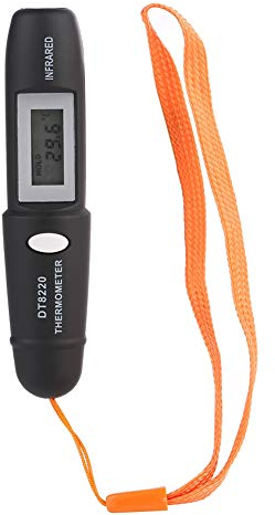 Thermomètre Infrarouge Cuisine,Thermomètre Infrarouge -50℃~220℃(-58℉~428℉), Thermomètre infrarouge, Thermomètre Laser Sans Contact avec Écran Couleur LCD Thermomètre Alimentaire pour Cuisson