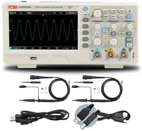 UNI-T Speicher-Oszilloskop UTD2202CEX+, 2 Kanal, 200 MHz