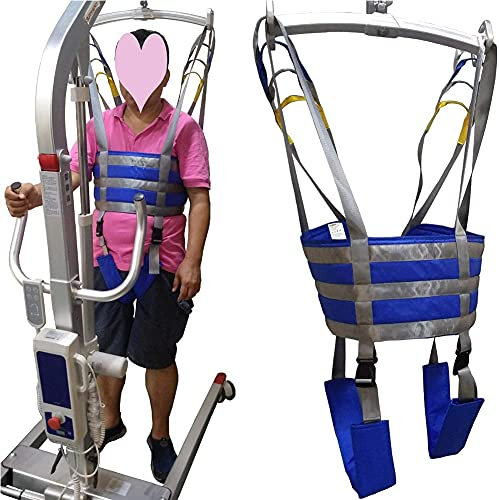 YUBING Gehhilfen, medizinischer Gurt, Patientenlifter, Schlingen, Oberschenkel, Hüfte, Taille, Lendenwirbelsäule, Rückenstützen, Beintrainer, Übungstransfergürtel