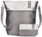 Zwei Damen Umhängetasche Jana J12 Crossbody Bag 9 L Handtasche Bicolor Canvas-Stil passender Kosmetikbeutel extra Schultergurt & Schlüsselband, Schultertasche DIN-A4 passend (cosmos)