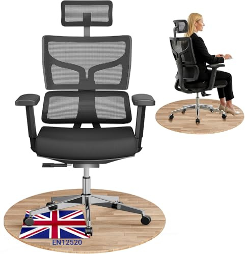 MELOKEA 200KG 440LBS Heavy Duty Ergonomic Office Chair Big and Tall