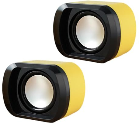 Piccola soundbar per computer - Altoparlante multimediale con ricarica USB | Audio chiaro di qualità multimediale Versatile Altoparlanti USB da scrivania