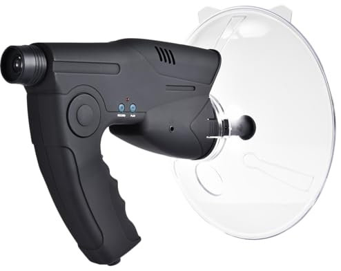 Microfono parabolico a parabola – Microfono parabolico Bionic Ear | Telescopio per l'ascolto degli uccelli | Microfono parabolico Bionic Ear | Microfono direzionale parabolico a di |