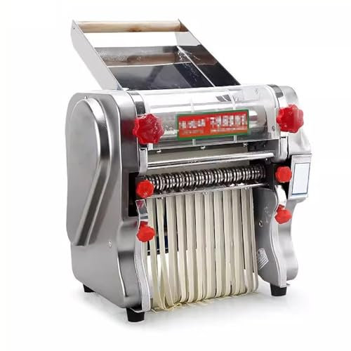 Elektrisk Pastamaskin, Nudlarmaskin, Degrullmaskin, 550W Automatisk Nudelmaskin For Hem Och Kommersiell, Justerbara Tjockleksinställningar 0,1-20 Mm, For Lasagne, Fettuccin(Noodle width 20cm/7.9in)