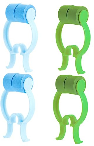 Healvian 4 clip nasali portatili per naso per naso dal naso design ergonomico leggero per un uso confortevole, pratiche clip nasali per la casa e la cura quotidiana