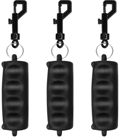 Toyvian Extractor de Flechas de Caucho Negro 3 Unidades con Llavero, Pinzas Portátiles para Tiro, Herramienta para Extracción Rápida en Práctica y Competición al Aire Libre