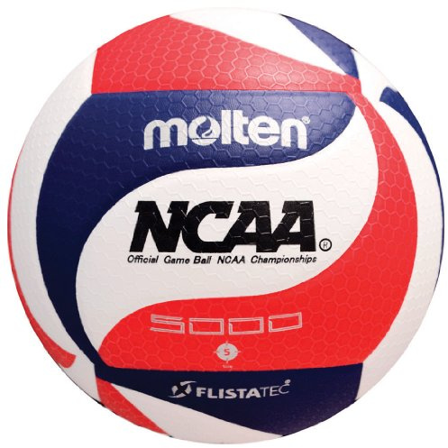 Molten FLISTATEC Volleyball - Official NCAA Men's, Red/White/Blue