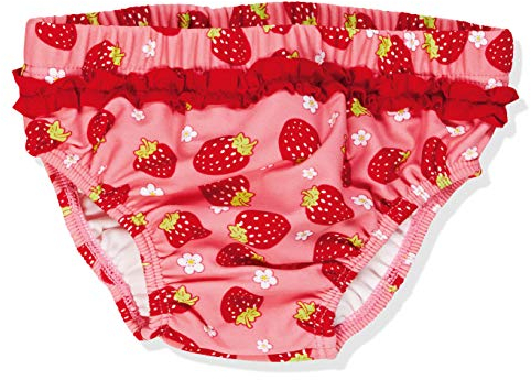 Playshoes UV-Schutz Windelhose Unisex Kinder Badehose Schwimmhose Badebekleidung, Erdbeeren, 86/92