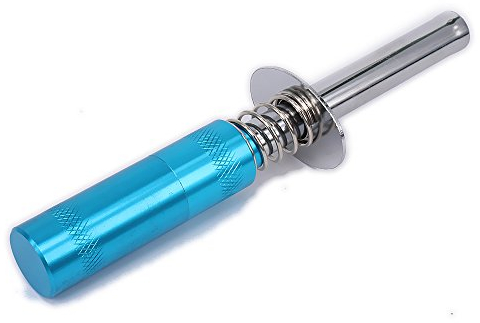 Glow Plug Igniter Igniter Nitro Engine Starter Tools Support AA Batteries for 1/10 Nitro Engine RC Car Buggy Truck Model Plane RC Car,Blue