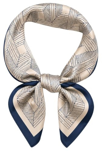 MAIRY Scarfs for Women Hijab Girls Satin Bandanas Scarves Square Neck Wraps Head Scarf SF-M76