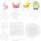Bügelperlen Platten, 8 Stück Stiftplatten Set, Transparente Steckplatten, Bügelperlen-Steckplatte, Steckplatten Quadratisch, Große Stiftplatten für Kinder Geschenk Jungs Mädchen