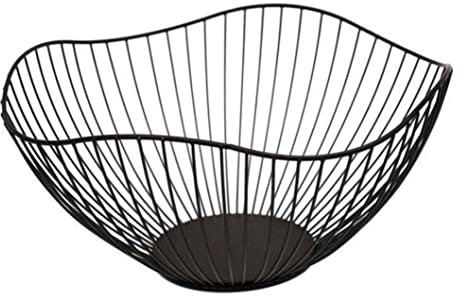 Hperu Panier de fruits en métal Bol de fer Bol de fer de rangement