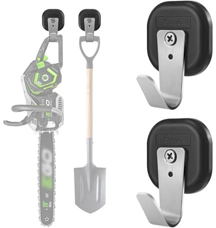 2 Pack Heavy Duty Magnetic Hooks for Cruise Cabins, Garage, RV – Powerful Versatile Indoor & Outdoor Hangers for Tools, Towels, Brooms, and Coats – Strong Magnets with Stainless Steel 304 Hooks