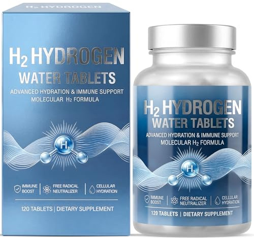 Comprimidos efervescentes de agua con hidrógeno