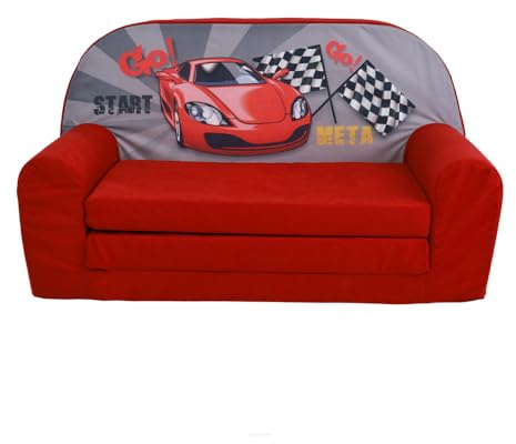 FORTISLINE Mini-canapé Sofa Enfant Motif Racing W386_02