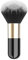 Luxspire Brocha de maquillaje profesional, Cepillo con cerdas suave para base,cabeza redonda grande, Pinceles de maquillaje de fundación Herramienta de maquillaje de los cosméticos, Negro & Dorado