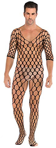 LINSINCH String Homme Sexy Transparent sous-vêtements 1Pc Hommes Lingerie Bas de Soie Ultrathin Sling Filet Pyjamas