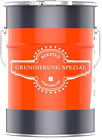 BEKATEQ Fliesengrundierung 10kg innen & außen I Tiefengrund mit extrem hoher Anhaftung auf glatten Untergründen I Spezial Fliesengrund, Haftgrund für Estrich, Beton, Holz, Keramik BK-180