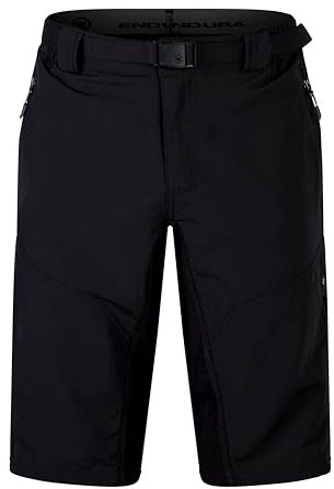 ENDURA Hummvee Short con Culote Interior para Hombre, Negro, M