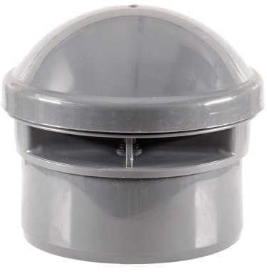 ScarMaxx - Aeratore per Tubi DN 110 - Valvola di Scarico a Membrana per fogna - Valvola di Ventilazione - Plastica Robusta - Controllo efficiente della Pressione nei sistemi fognari