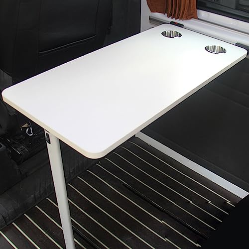 Mesa plegable portátil – Estación de trabajo compacta para picnic y computadora para caravanas, caravanas y actividades al aire libre – ideal para camping, portón trasero y viajes