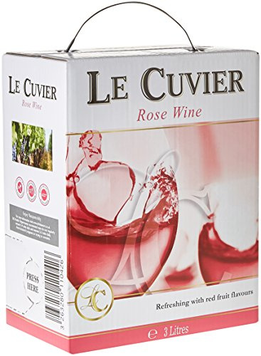 Le Cuvier - Vin Rosé doux en Bag-in-box 3L (1 x 3L), rose, 10/12 uk