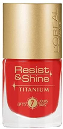 L'Oréal Paris Resist and Shine Titanium Nail Polish, No. 505