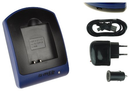 Cargador (USB/Coche/Corriente) NP-BK1 Compatible con Sony DSC-S750 S780 S950 S980 W180 W190 W370 Bloggie Webbie...Ver Lista!