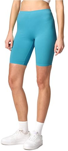 Merry Style Damen Sport Leggings kurz Sportleggings Radlerhose Sporthose aus Baumwolle MS10-200 (Dunkeltürkis, XL)
