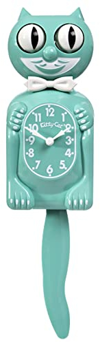 Kit Cat Klock Ocean Waves Katzenuhr