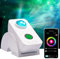 HOMEPROTEK Galaxy Projector, App-gesteuerter Smart Sternenhimmel Projektor, Alexa und Hey Google kompatibel Sternenprojektor, 90 Grad drehbar Projektor Lampe Sternenhimmel, Night Sky Projector