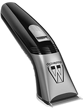 Masterclip Kabelloser Pferdetrimmer (Silber) Ultra Leise Professionelles Fellpflegeset mit leichtem Trimmer Wiederaufladbar Showmate II zum Trimmen von Pferden und Ponys (Showmate-II-Silber)