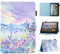 MOKASE for Amazon Kindle Fire HD 8/8 Plus Case (Fit 12th / 10th Generation 2024 2022 2020 Release), Slim PU Leather Stand Cover, Auto Wake/Sleep with Pen Holder for Fire HD 8/8 Plus, Purple Scenery