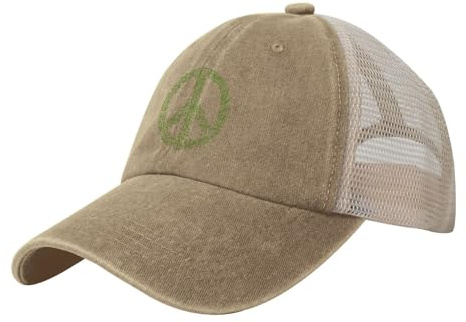 Capatmungsaktive Mütze Peace-Zeichen Schirmmütze Basecap Casual Baseball Cap Outdoor Sommer Kappe Für Herren, Tennis, Golf