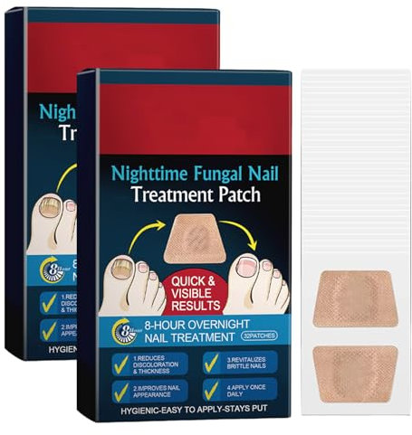 64 Stück Nagelpilz Pflaster,Nagelpflaster,Zehennagel Pflaster,Nagel Reparatur Pflasterr,Toenail Fǔngus Pflaster Reparieren Sie Beschädigte Und Verfärbte Nägel Schnell Und Effektiv