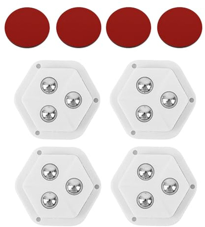 MWZBTG Ruedas Adhesivas Para Muebles,Ruedas Adhesivas Para Muebles - Juego de 4 ruedas giratorias,Resbalador liso del aparato del rodillo, polea de rueda robusta rotación de 360 grados para los