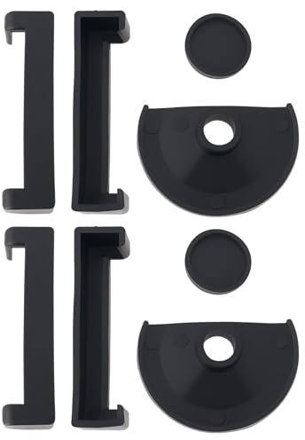 Create idea 2 Juego de Almohadillas de Goma Antideslizantes para Tornillos de Banco Protector de Goma Antideslizante Protectores de Mordaza de Goma para Abrazaderas de Tornillos de Banco 80mm