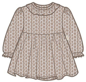 Nbftessie Ls Body Dress Lil, roebuck, 86