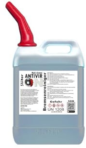 ANTIVIR ON Bremsenreiniger 5L- acetonfrei, Profi Entfetter & Teilereiniger für KFZ, Werkstatt, Industrie 1x5 Liter -Brake Cleaner & Degreaser- Kanister mit Auslaufhahn
