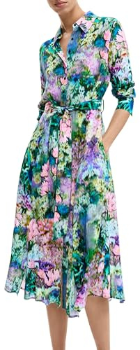 Desigual Donna Abito Camicia Giardino.